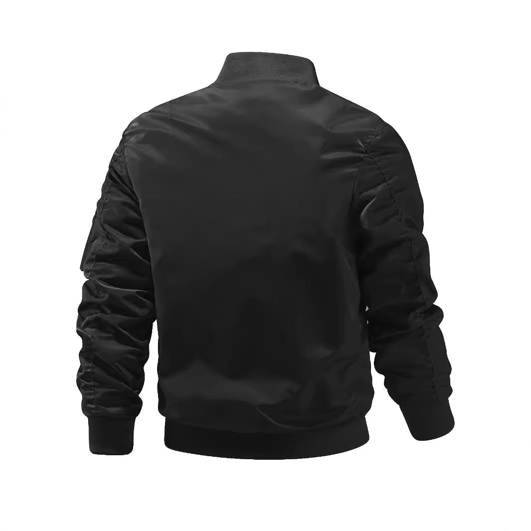 Mens Jacket New Spring Autumn Male Baseball Jackets Pilot Men Outwear Coat Zipper Men's Uniform - Fine Art