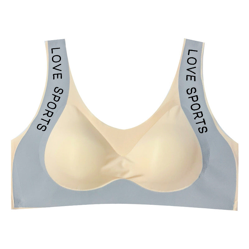 Women's Wide Strap Wireless Bra | Breathable Comfort Bra - Premium Canvas