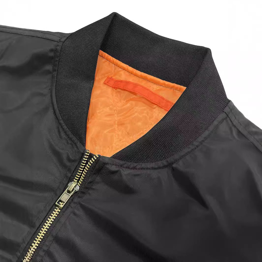 Mens Jacket New Spring Autumn Male Baseball Jackets Pilot Men Outwear Coat Zipper Men's Uniform - Fine Art